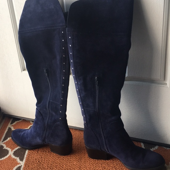 qvc navy boots